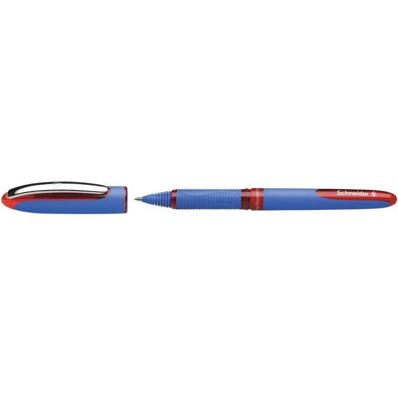 Roller cu cerneala SCHNEIDER One Hybrid C, ball point 0.5mm - scriere rosie