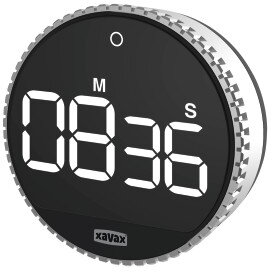 Rotation Timer, Digital, silver/black