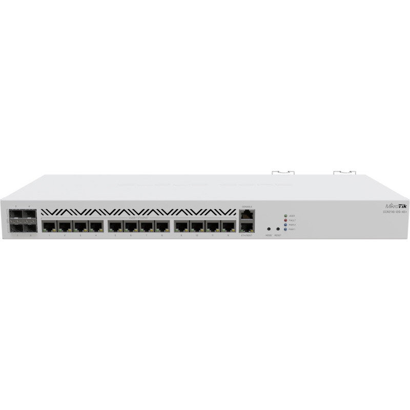 Router CCR2116-12G-4S+ 13x LAN 10/100/1000Mbps 16GB RAM Alb