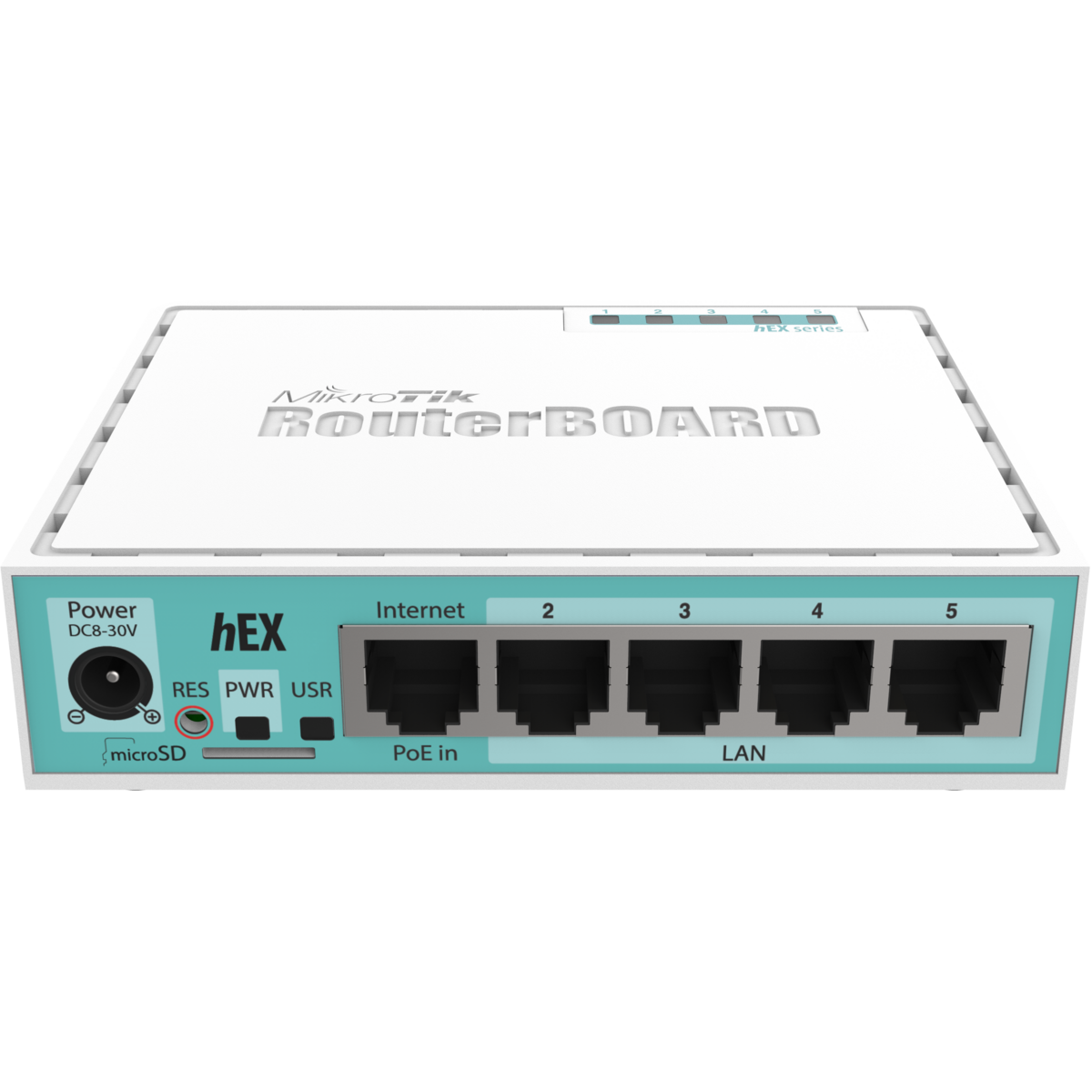 Router RB750Gr3 5 Porturi Gigabit 880MHz CPU Alb