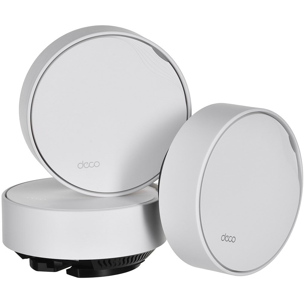 Sistem Wi-Fi Mesh Deco X50-PoE(3-pack) Dual-Band AX3000  PoE 1x 2.5Gbps Port + 2x Gigabit   Seamless Roaming  Antivirus  Control Parental   Control Vocal Alb