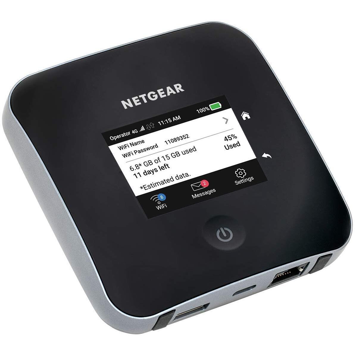 Router Wireless Nighthawk M2 4GX LTE Advanced CAT 20 with 4X4 MIMO Mobile HotSpot Router(MR2100)