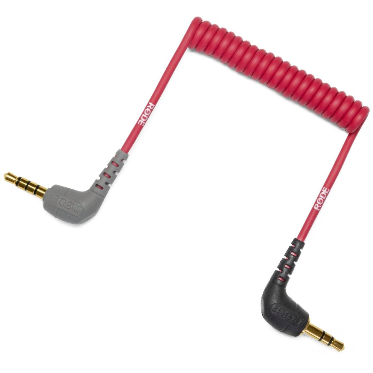 SC7 Spiraladapterkabel 3,5mm TRS-TRRS