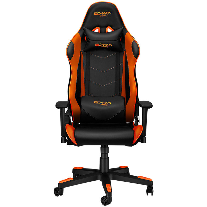 Scaun Gaming CND-SGCH4 Negru / Portocaliu
