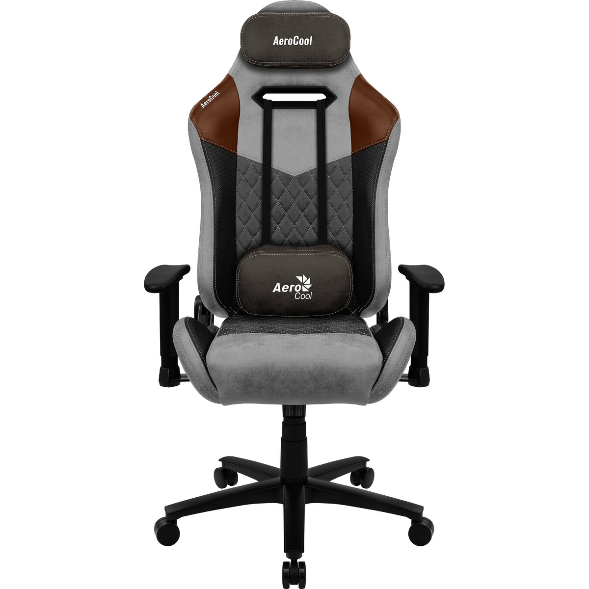 Scaun Gaming DUKE AeroSuede Universal Black, Brown, Grey