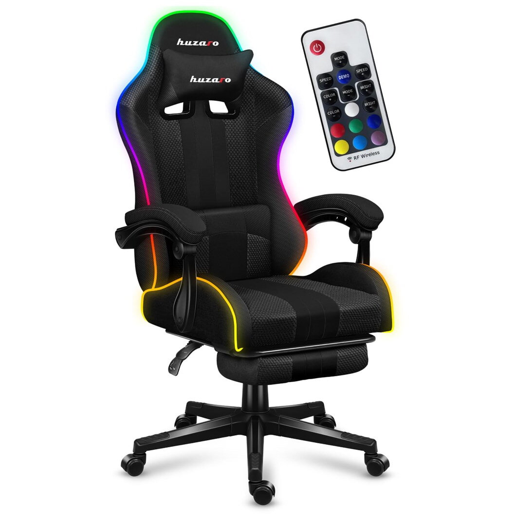 Scaun Gaming Force 4.7 RGB Mesh Negru