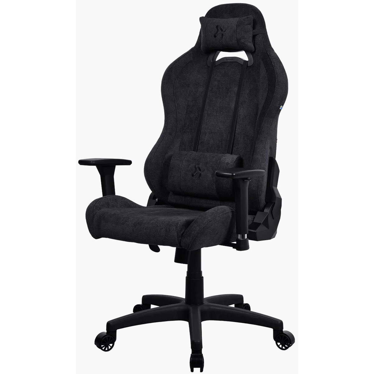 Scaun Gaming Toretta SoftFabric v2, Tetiera, Ajustabil, max. 120kg, Negru