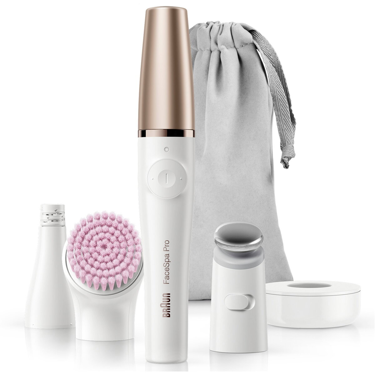SE912 FaceSpa Pro Epilator with accessories, White