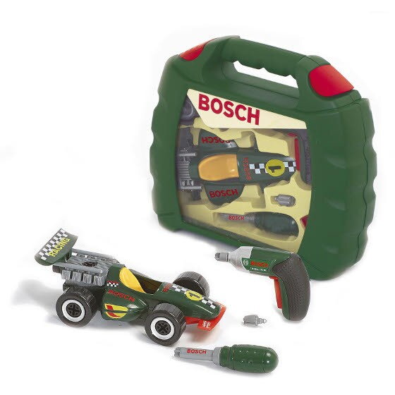 Set Jucarii Bosch suitcase with a car and a drill