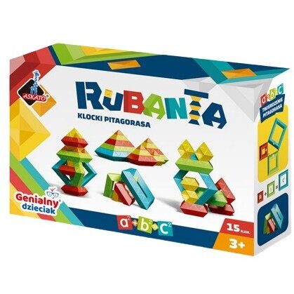 Set Rubanta Blocks of Pythagoras 15 pieces