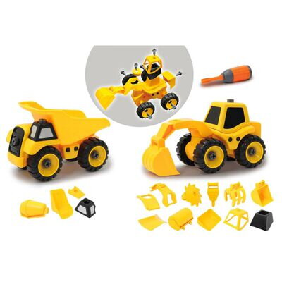 Set vehicul de constructii 9in2 4+