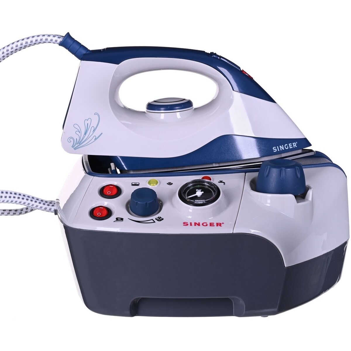 Statie Calcat SHG6201 850W 1.2L Stainless Steel Albastru