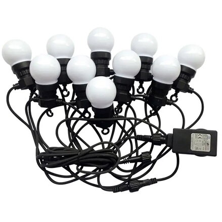 SIR ILUMINAT FESTIV IP44 5M 0.5W X 10 3000K ALB CALD