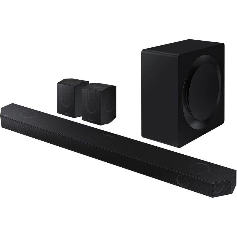 Sistem Home Cinema Soundbar HW-Q990D, 11.1.4, 656W, Bluetooth, Wi-Fi, Subwoofer wireless, Dolby Atmos, Negru grafit