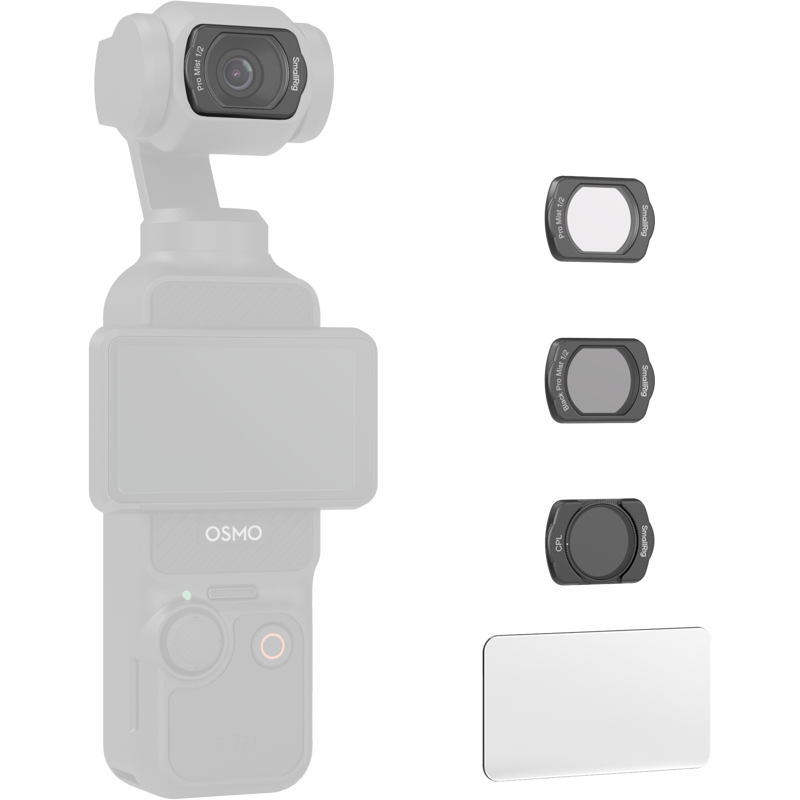 SmallRig 4775 Black / White Mist  CPL Filter Set for DJI Osmo Pocket 3