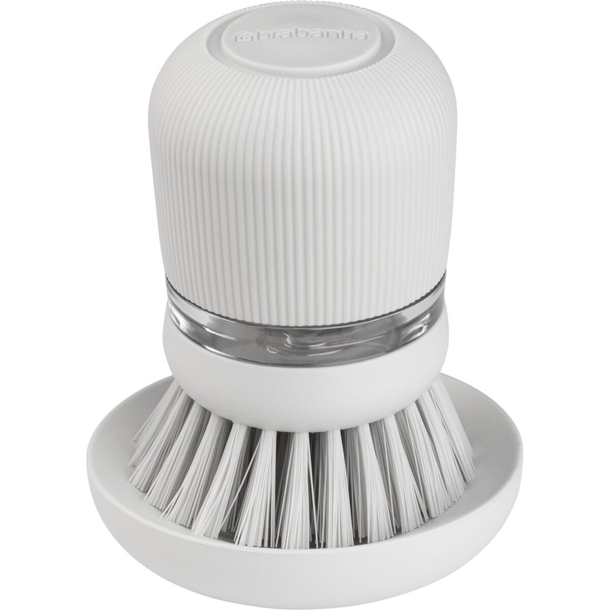 Soap Dispensing Dish Brush  light grey