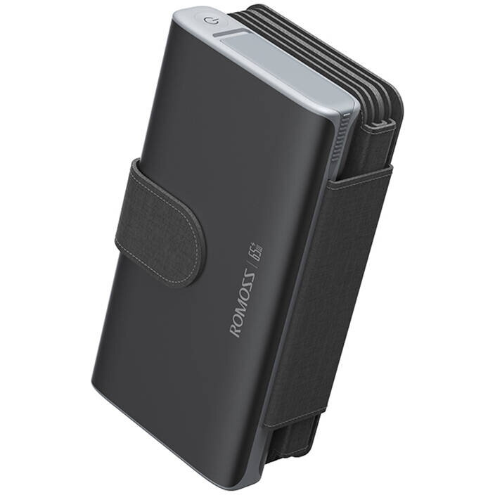 Solar Powerbank ROMOSS 30000mAh 65W Black