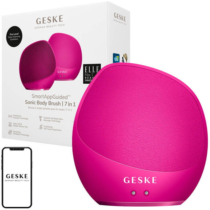 Soniczna szczoteczka do ciała Brush&Intensive 7w1 (magenta)