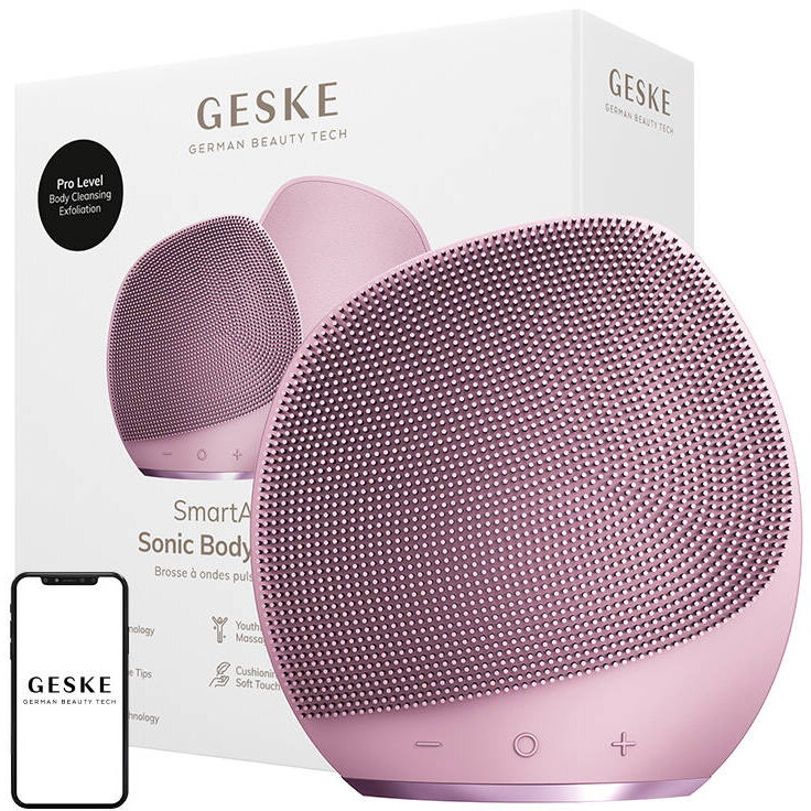 Soniczna szczoteczka do ciała Brush&Intensive 7w1 (różowa)