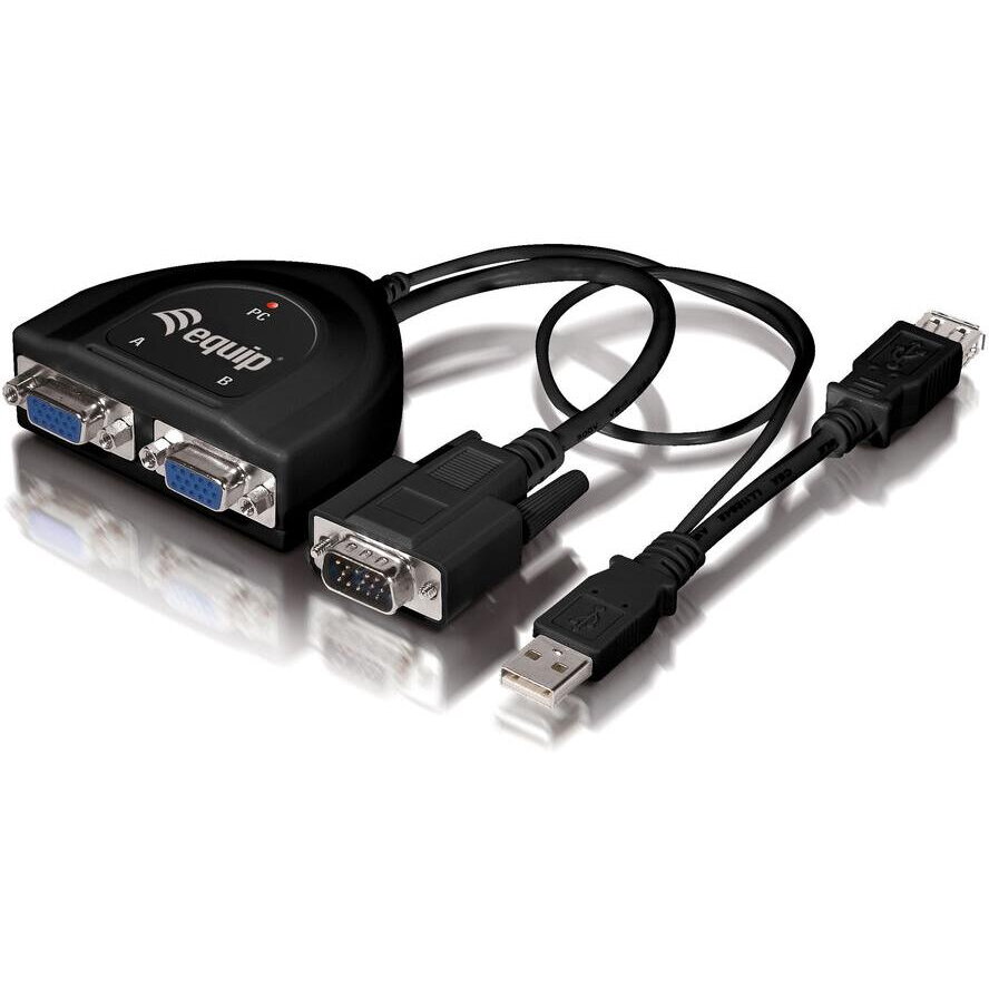 Splitter 2-Port VGA 450MHz Black