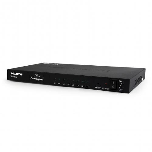 Splitter DSP-8PH4-03 HDMI 8 porturi Negru