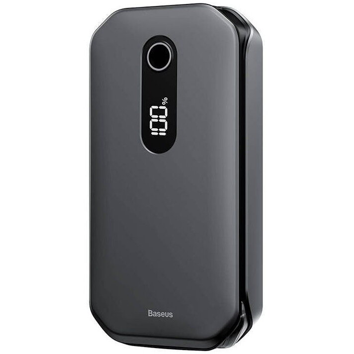 Acumulator Extern Cu Clesti Pentru Pornire Motor Diesel Benzina sau Electric 12000mAh 1000A USB Cu Lanterna Negru