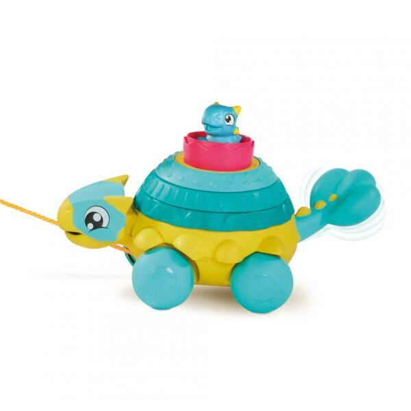 Jucarie de Tras si Stivuit ANKYLOSAURUS 12Luni+ Multicolor