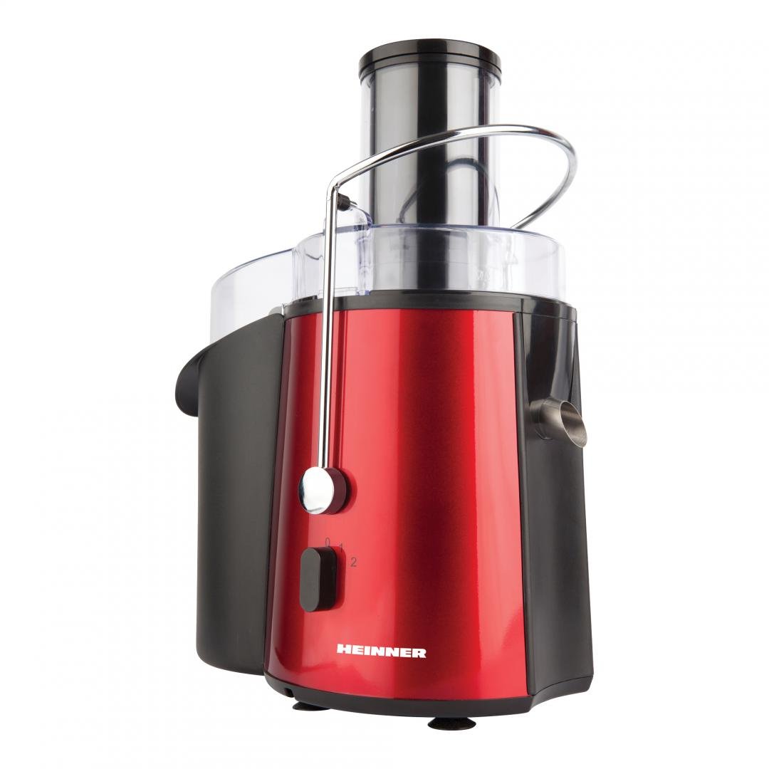 Storcator de Fructe TurboMax 1000W Recipient suc 1L Recipient pulpa 2L  2 Viteze Rosu/Negru