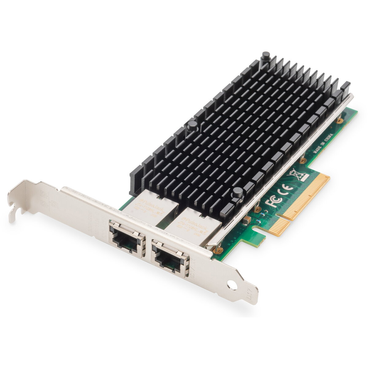 Switch 10Gbps Dual Port Ethernet Server adapter PCIe X8, Intel X540 BT2