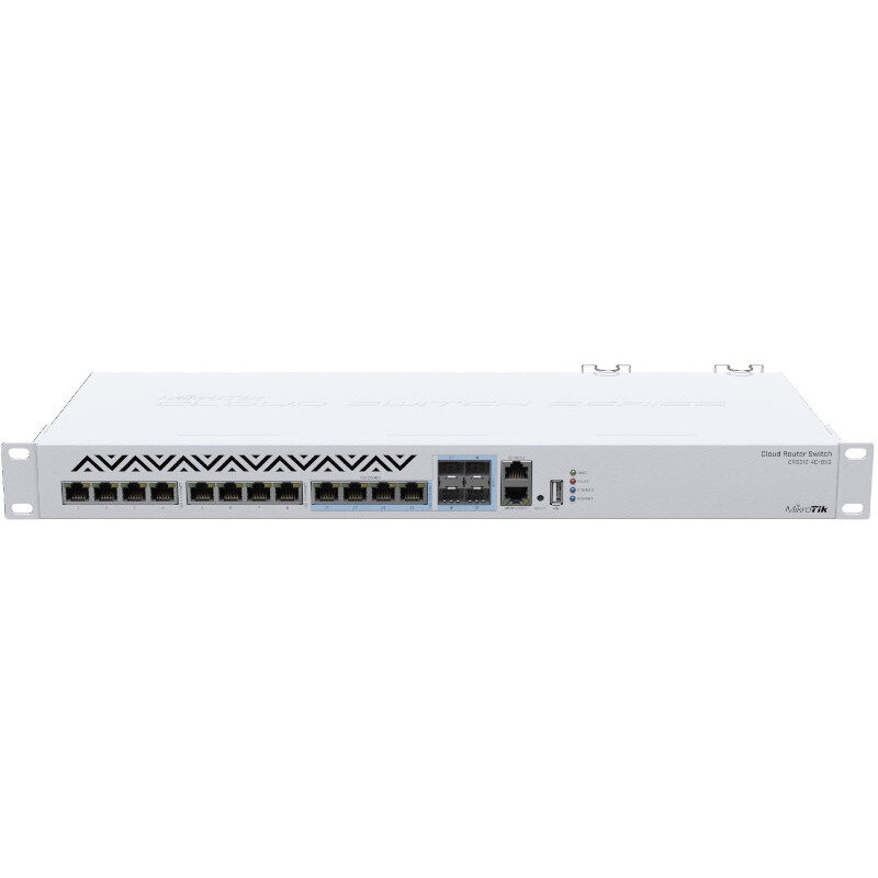 Switch 10Gigabit CRS312-4C+8XG-RM Alb