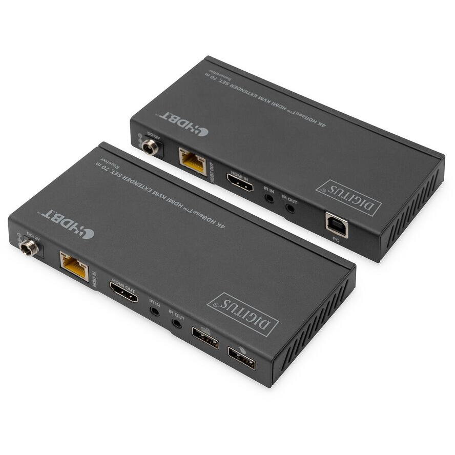 Switch 4K HDBaseT 1x4 HDMI Extender Set, 70m