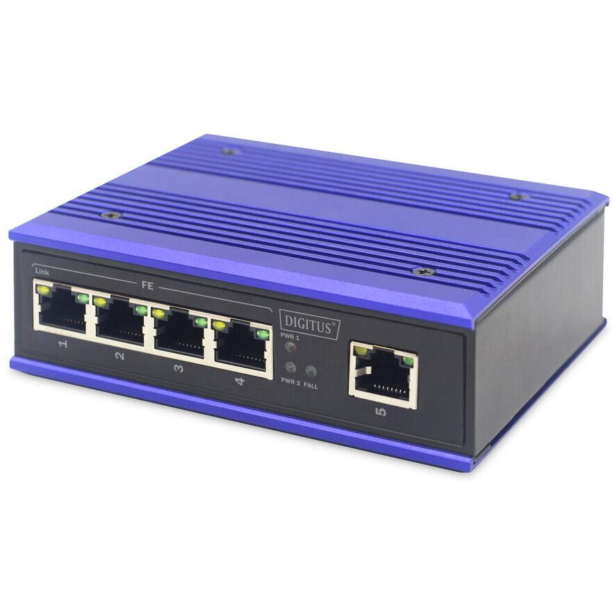 Switch 5-Port 10/100 Unmanaged Blue