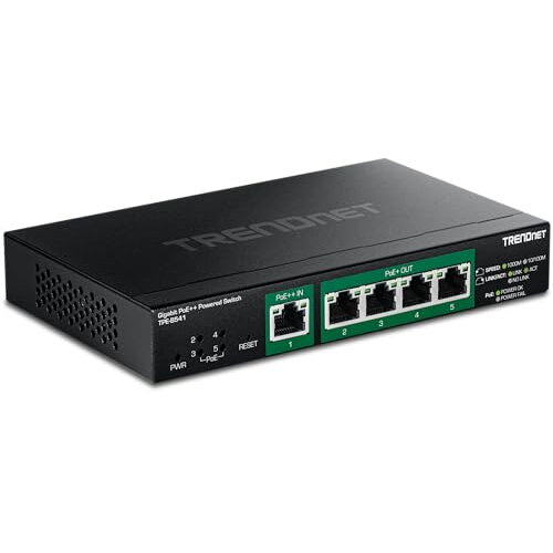 Switch 5-Port Gigabit PoE++ Powered Managed  PoE PT