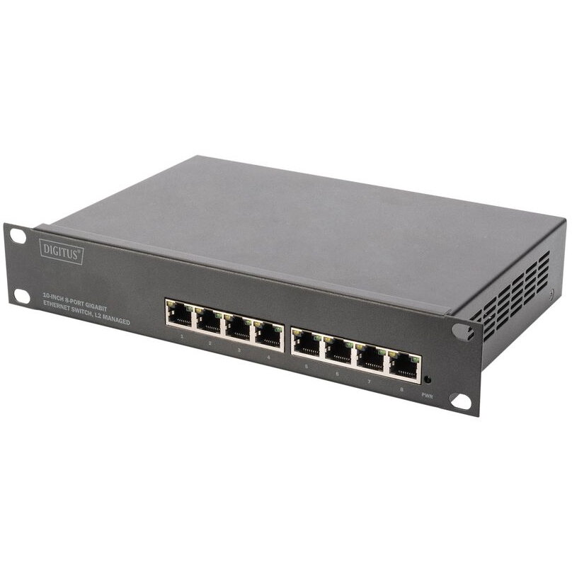 Switch 8-Port  Gigabit  Managed   Negru
