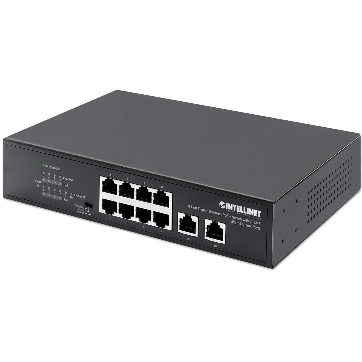 Switch 8-Port Gigabit PoE+ 2 RJ45-Ports 120W