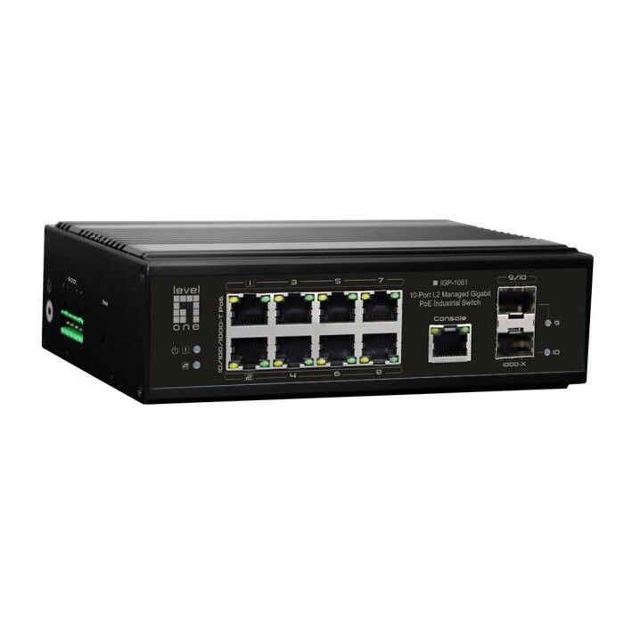 Switch 8x GE IGP-1061 2xGSFP     240W  8xPoE+