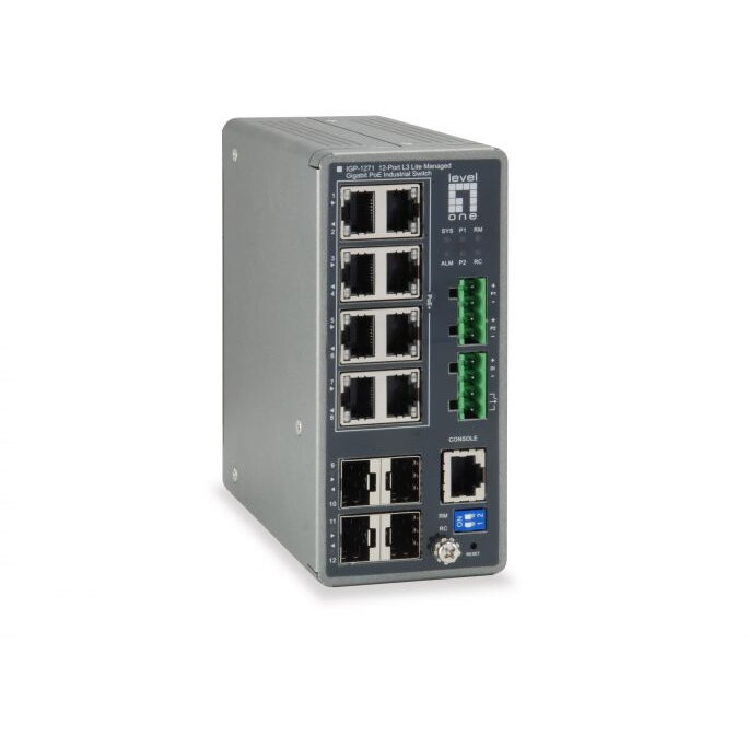 Switch 8x GE IGP-1271 4xGSFP     240W  8xPoE+