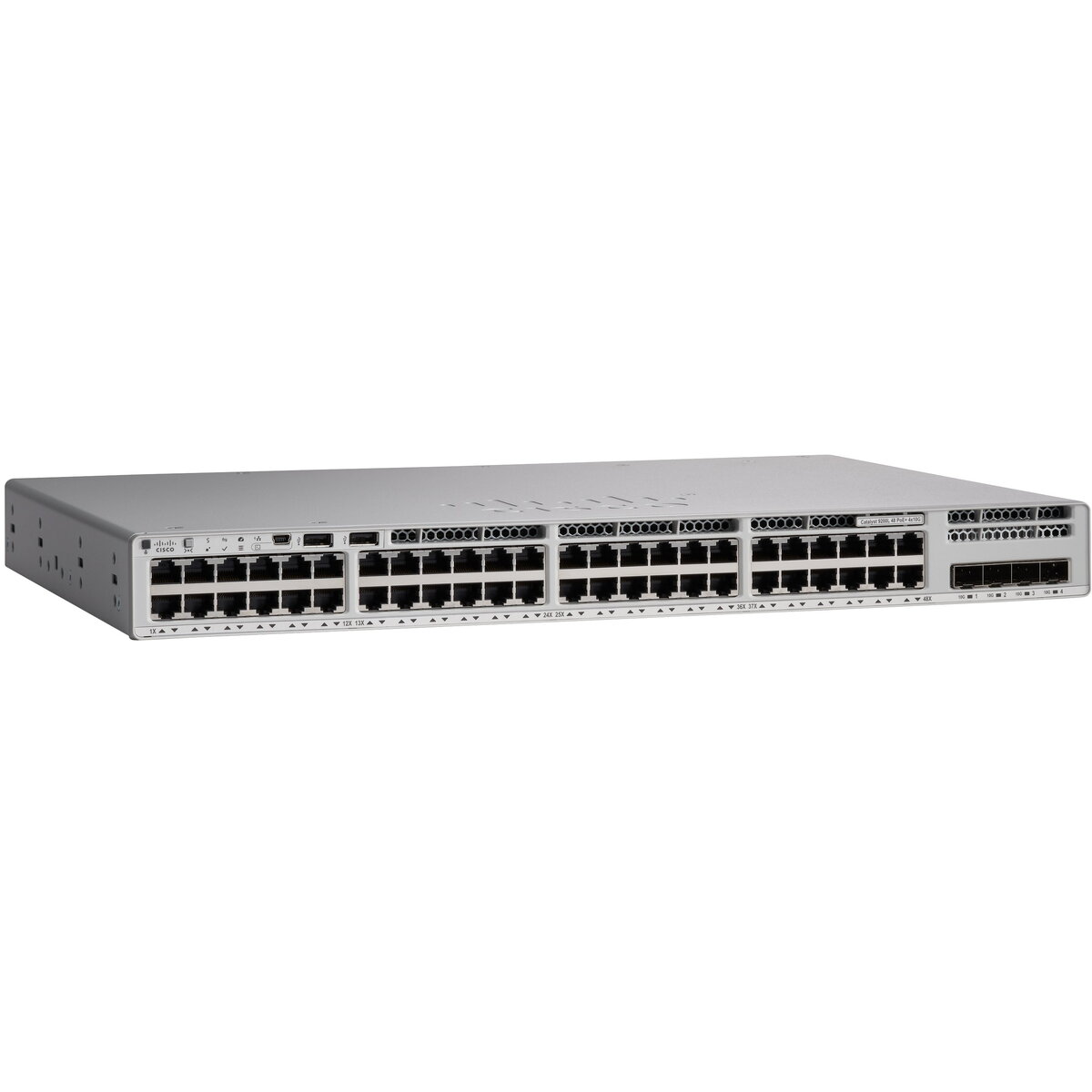 Switch Catalyst 9200 48-port 8xmGig PoE+, Network Essentials