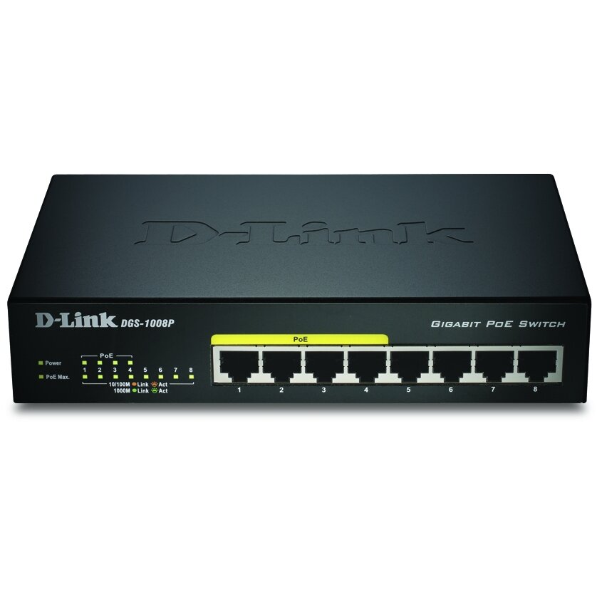 Accesoriu server DGS-1008P PoE 1000/UNM/ 8