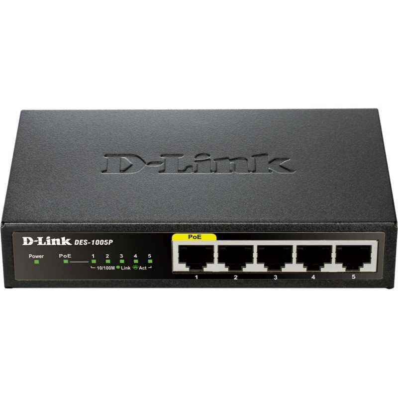 Switch DES-1005P 5 porturi