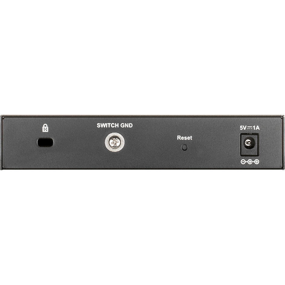 Switch DGS-110-08V2 Switch L2 Managed, Desktop, 8x10/100/1000Base-T + 1 PD port, PSU external