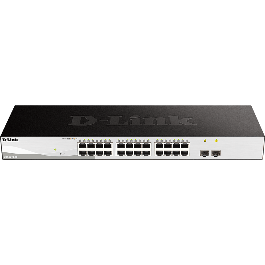 Switch DGS-1210-26/E 26-Port Gigabit Smart Switch