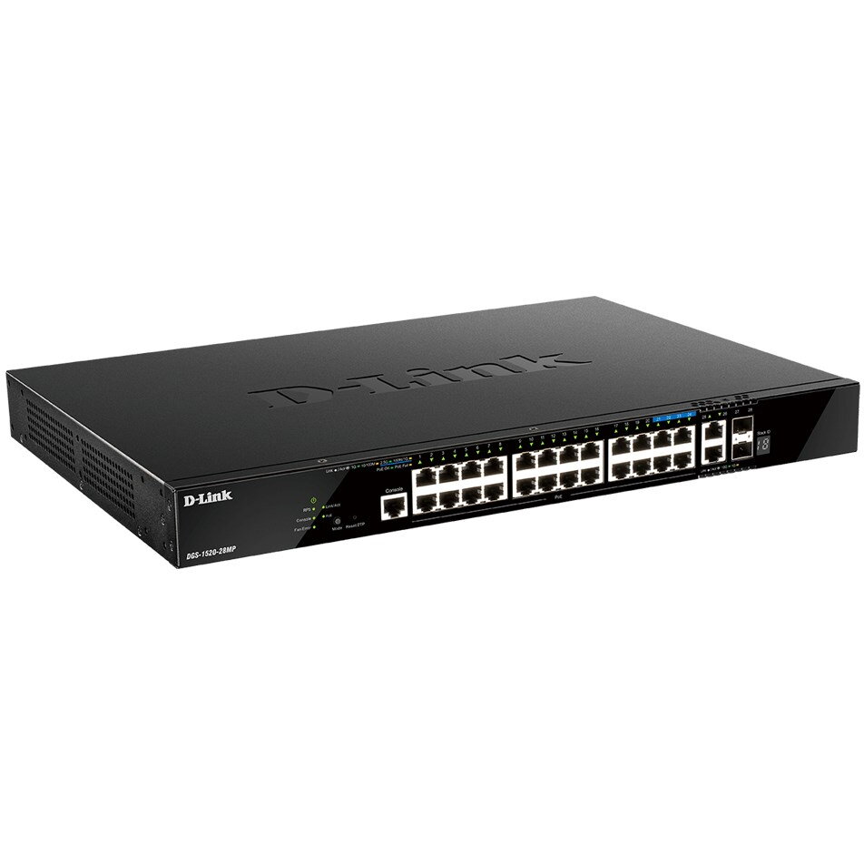 Accesoriu server DGS-1520-28MP GE / PoE / SMA / 20
