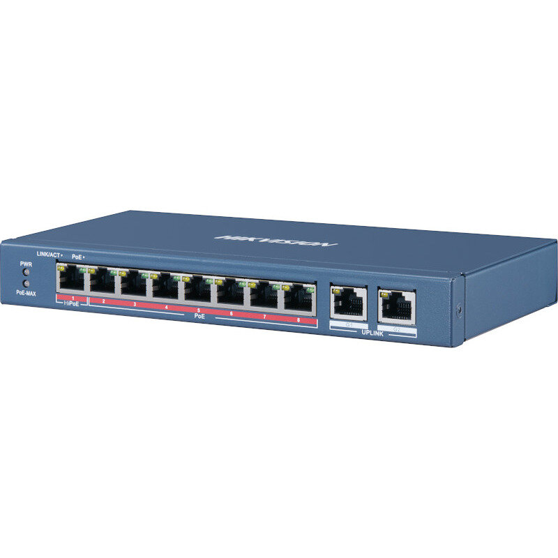 Switch Unmanaged 8X POE PORTS Negru