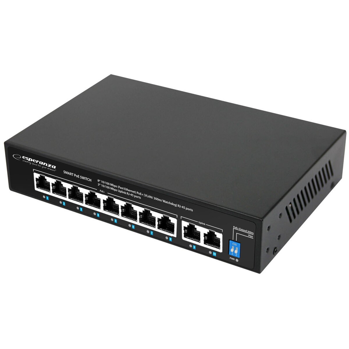 Switch ENS106 10-port Poe 10/100 96W