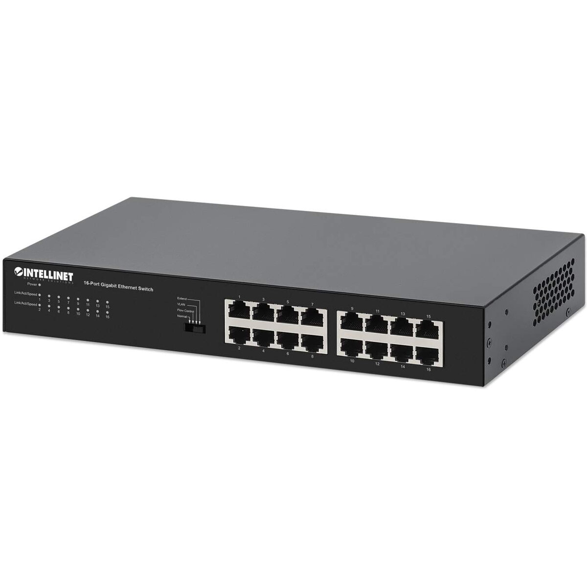 Switch Gigabit 16 ports RJ45 manual VLAN