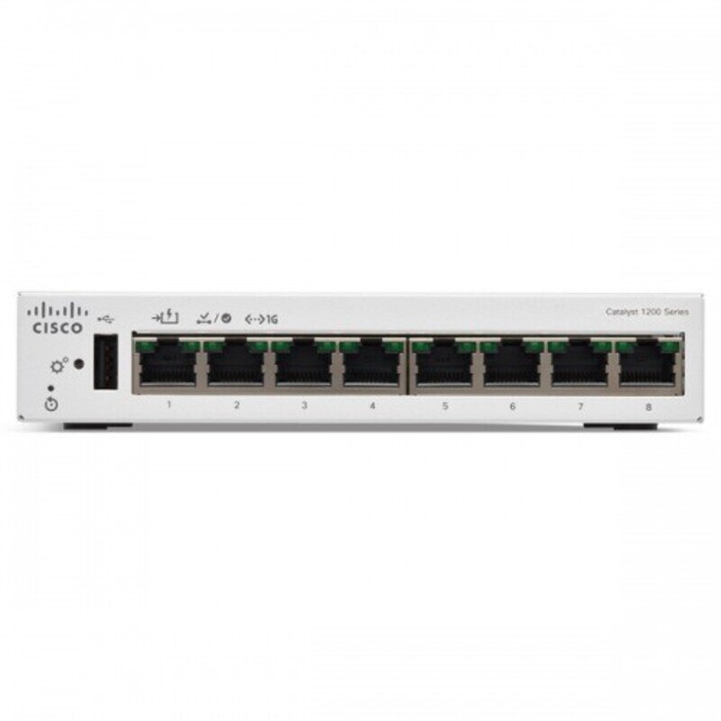 Switch Catalyst 1200 8-Port Ge Desktop/ext Ps Poe Input Alb