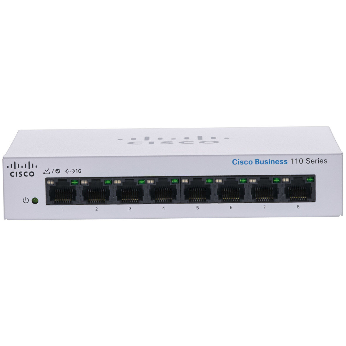 Switch Cbs110 Unmanaged 8-Port Ge/partial Poe Desktop Ext Ps Alb