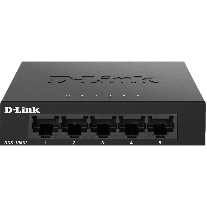 Switch DGS-105GL 5 Port Gigabit Black