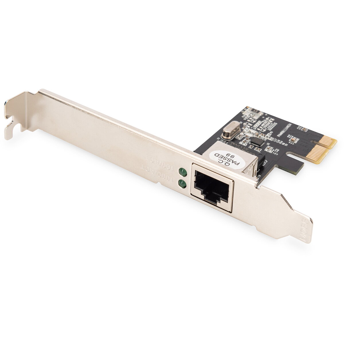 Switch Gigabit Ethernet PCI Express Card 32-bit, low profile bracket,Realtek RTL8111H